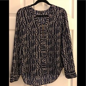 Express Navy blue blouse